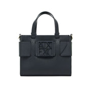 ARMANI EXCHANGE Natural Fabric Shopper Bag - BLK - Black