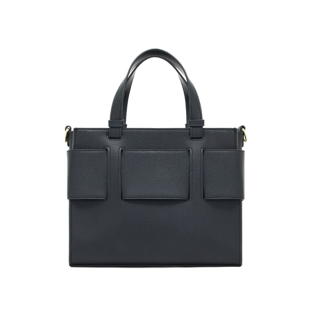 ARMANI EXCHANGE Natural Fabric Shopper Bag - BLK - Black