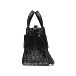 ARMANI EXCHANGE Natural Fabric Shopper Bag - GRYBLK - Gray-Black