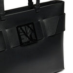 ARMANI EXCHANGE Natural Fabric Tote Bag - BLK - Black