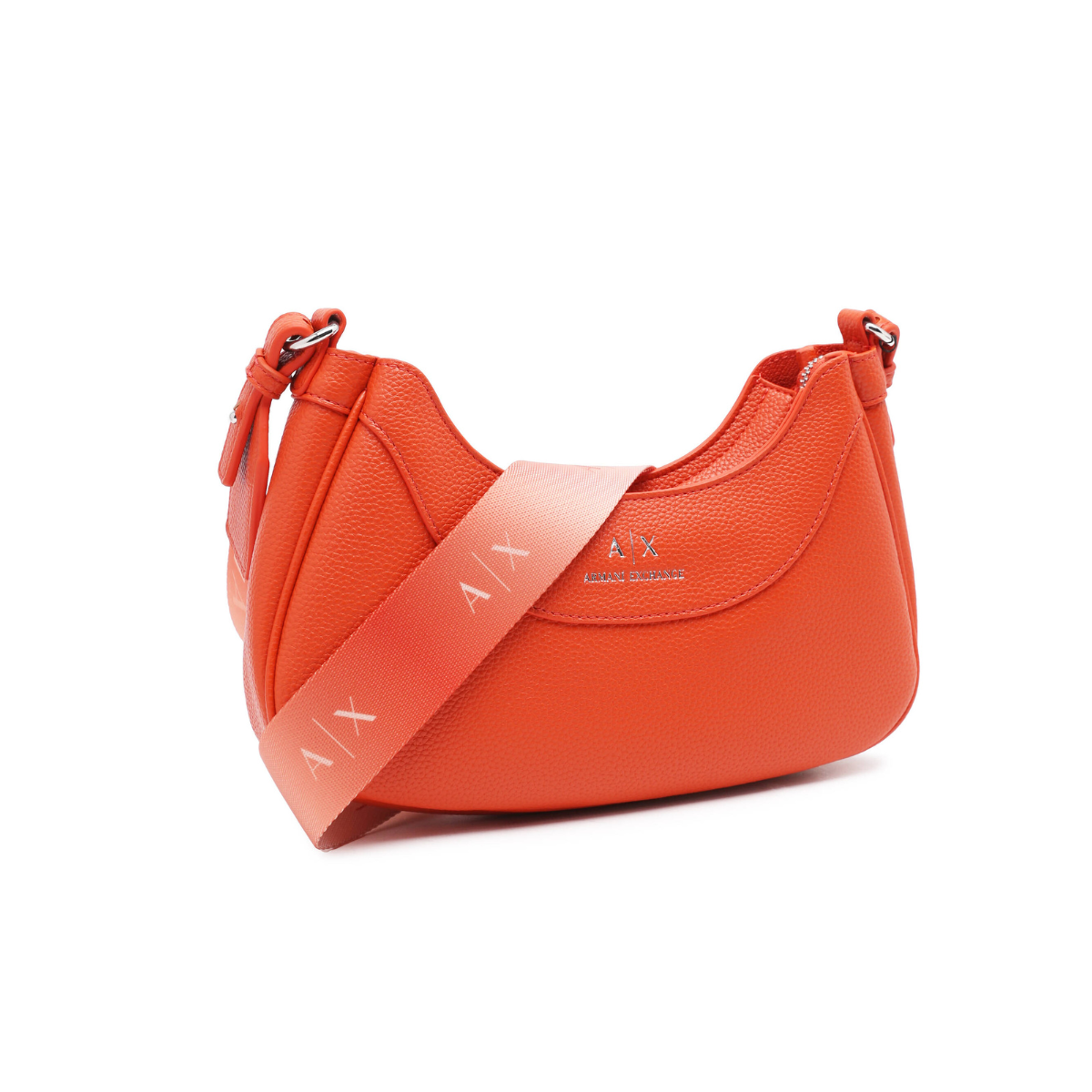 Armani Exchange Oval Crossbody Bag - ORG - Orange