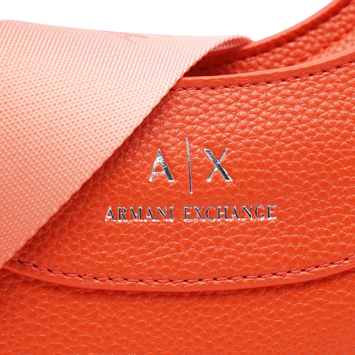 Armani Exchange Oval Crossbody Bag - ORG - Orange