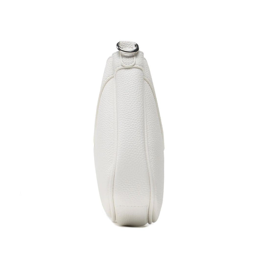 Armani Exchange Oval Crossbody Bag WHT White