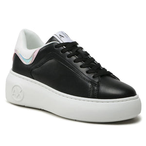 ARMANI EXCHANGE Platform Sneakers Women XDX108-BLKWHT
