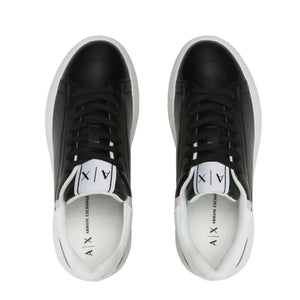 ARMANI EXCHANGE Platform Sneakers Women XDX108-BLKWHT