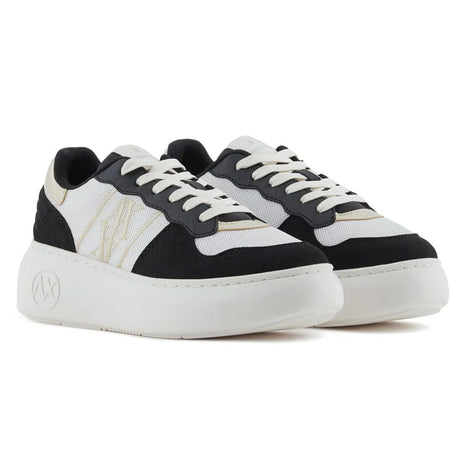 ARMANI EXCHANGE Platform Sneakers Women XDX167-WHTBLK