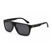 Armani Exchange Rectangula-1 Frame Sunglasses Unisex - BLK - Black