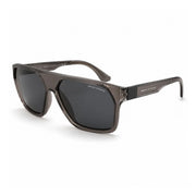 Armani Exchange Rectangula Frame Sunglasses Unisex - BLK - Black