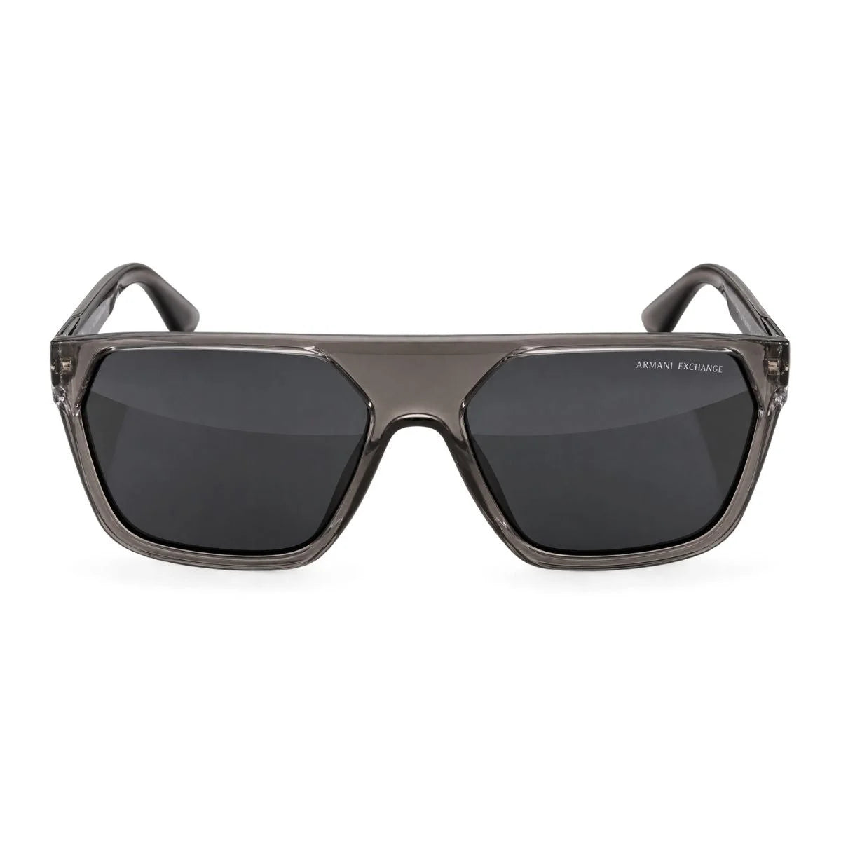Armani Exchange Rectangula Frame Sunglasses Unisex - BLK - Black