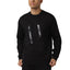 ARMANI EXCHANGE Round-Neck Sweatshirt with Icon Logo Sweatshirt - BLK - Black / XS