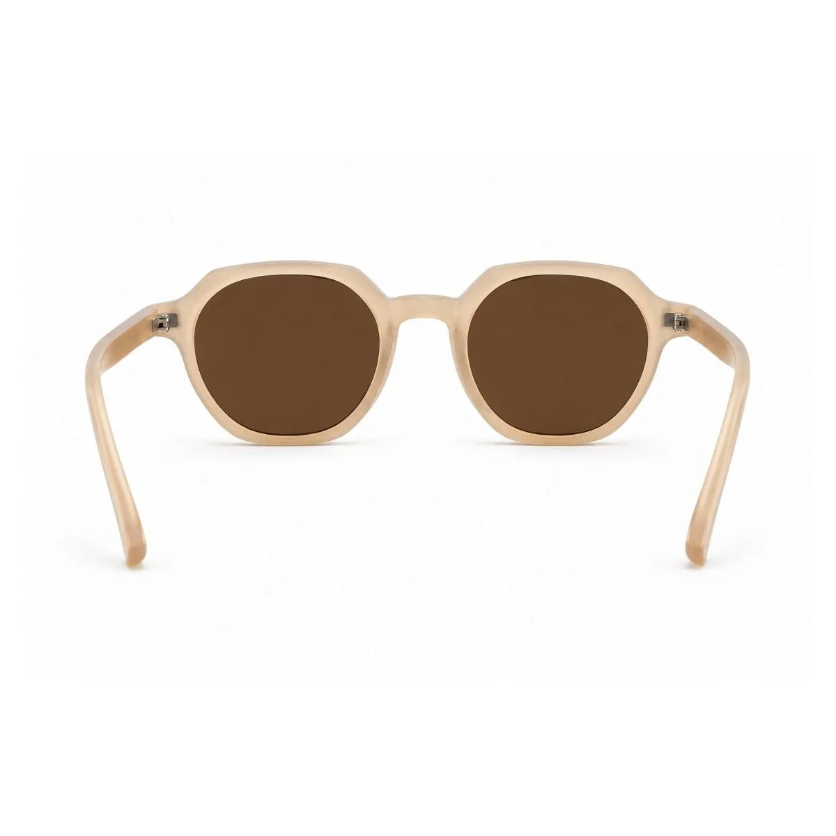 Armani Exchange Round Phantos Frame Sunglasses Unisex - BEG - Beige