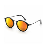 Armani Exchange Round Phantos Frame Sunglasses Unisex - BLKORG - Black