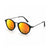 Armani Exchange Round Phantos Frame Sunglasses Unisex - BLKORG - Black