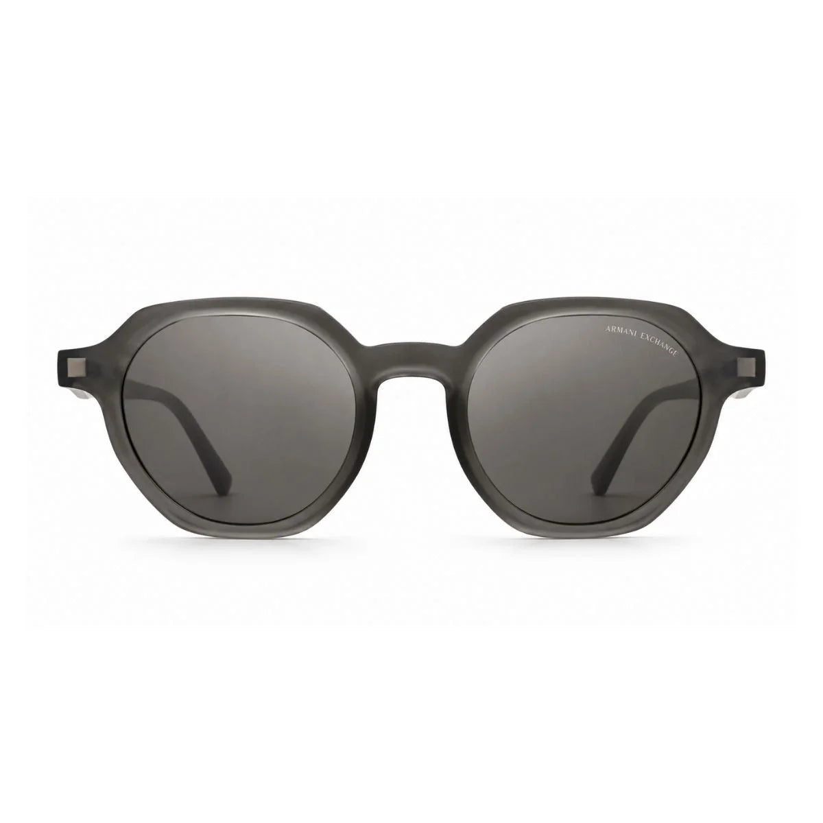 Armani Exchange Round Phantos Frame Sunglasses Unisex - GRY - Gray
