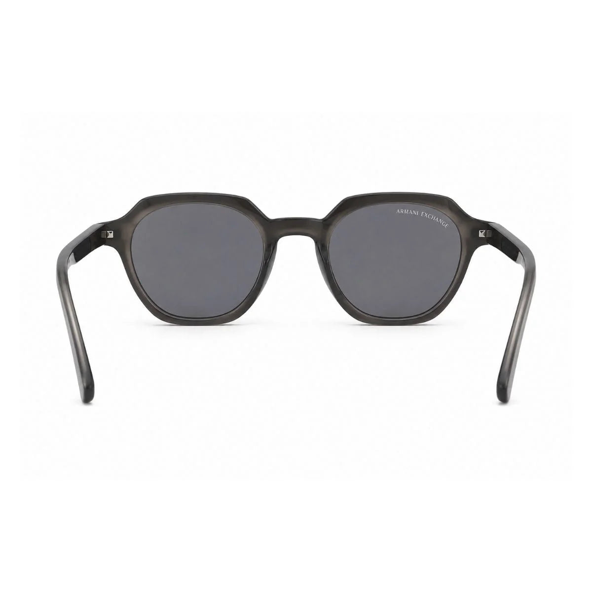 Armani Exchange Round Phantos Frame Sunglasses Unisex - GRY - Gray