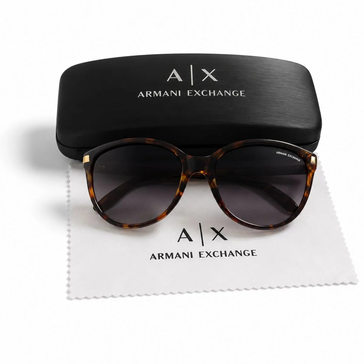 Armani Exchange Round Phantos Frame Sunglasses Women-BRN - Brown