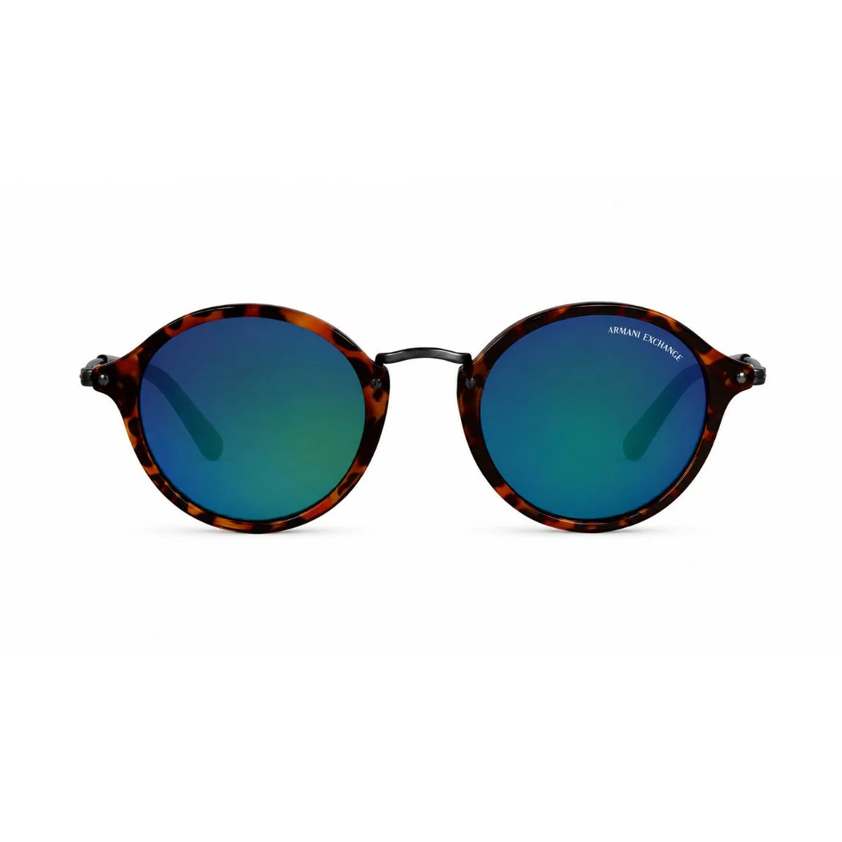 Armani Exchange Round Phantos Frame Sunglasses Women - BRN - Brown