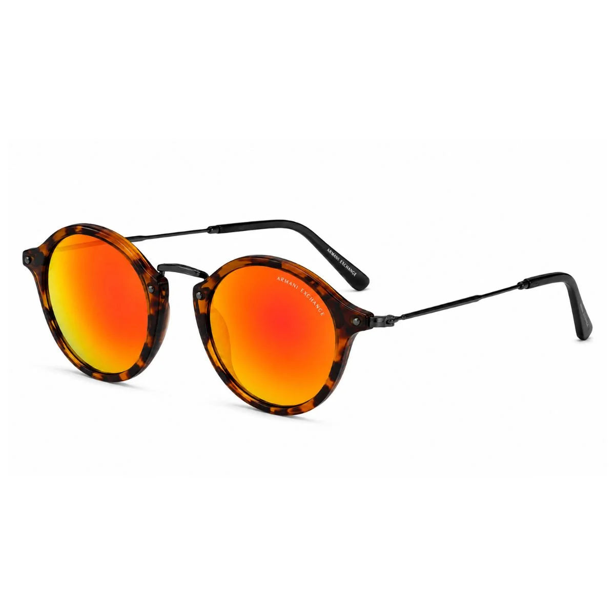 Armani Exchange Round Phantos Frame Sunglasses Women - BRN - Brown