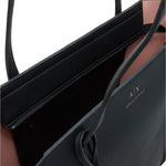 Armani Exchange Shoppers Top Handle Tote Bag - BLK - Black