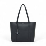 Armani Exchange Shoppers Top Handle Tote Bag - BLK - Black