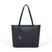 Armani Exchange Shoppers Top Handle Tote Bag - BLK - Black
