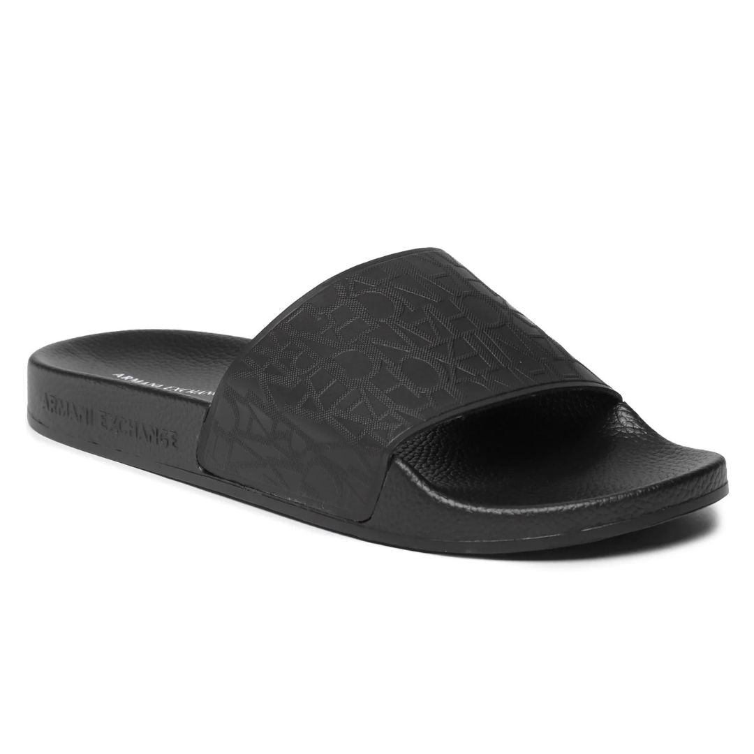 ARMANI EXCHANGE Slippers XUP004-BLKBLK - Black / 40