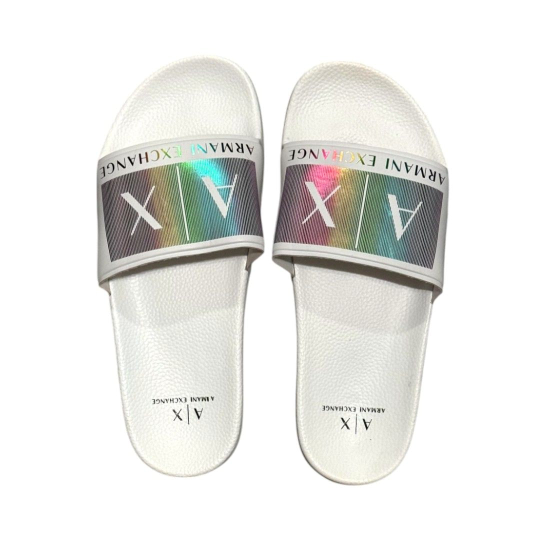 ARMANI EXCHANGE Slippers XUP004-WHT - White / 39