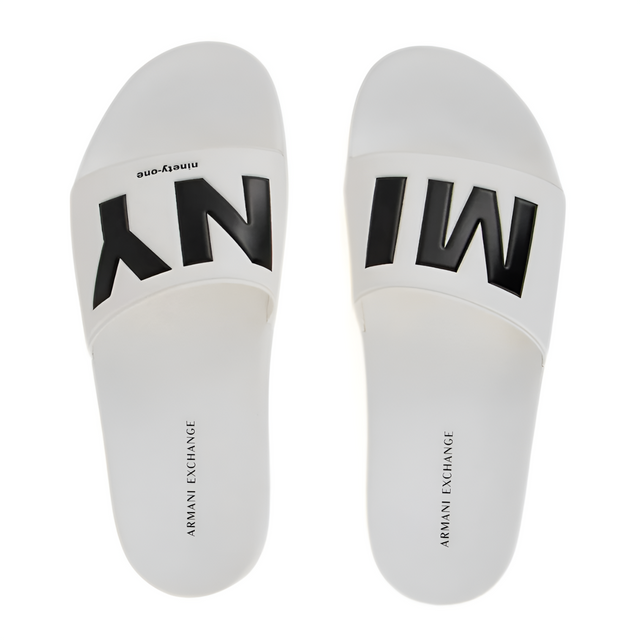 ARMANI EXCHANGE Slippers XUP004-WHT - White / 41