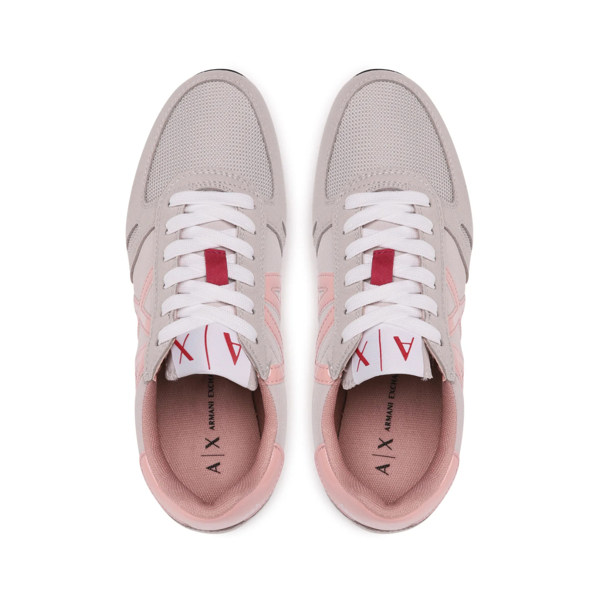 Armani Exchange Sneakers XDX031 XCC62 - GRYPNK - Gray/Pink / 41