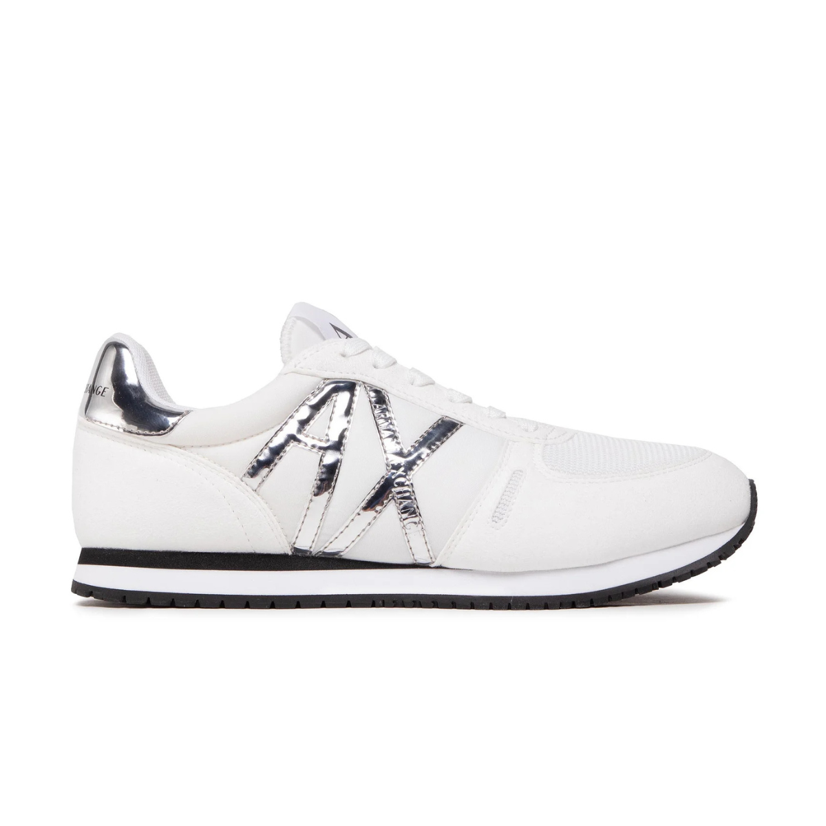 Armani Exchange Sneakers XDX031 XV137 - WHTSLV - White/Silver / 35