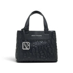 ARMANI EXCHANGE Tote Shopping Bag With Coated Belts XW001576-BLK - Black