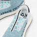 ARMANI EXCHANGE XUX058 Logo Sock Style Sneakers - BLU - Shoes