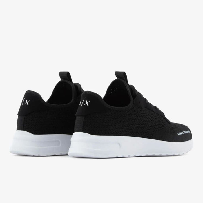 ARMANI EXCHANGE XUX128 Stretch Fabric Sneakers - BLK - Shoes