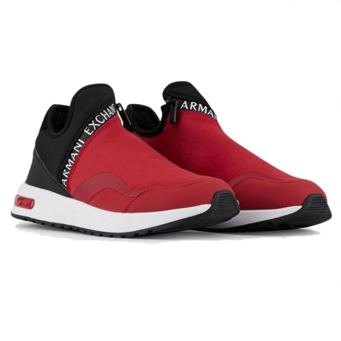ARMANI EXCHANGE XUZ017 Slip on Sneakers - RED - Red / 40 - Shoes