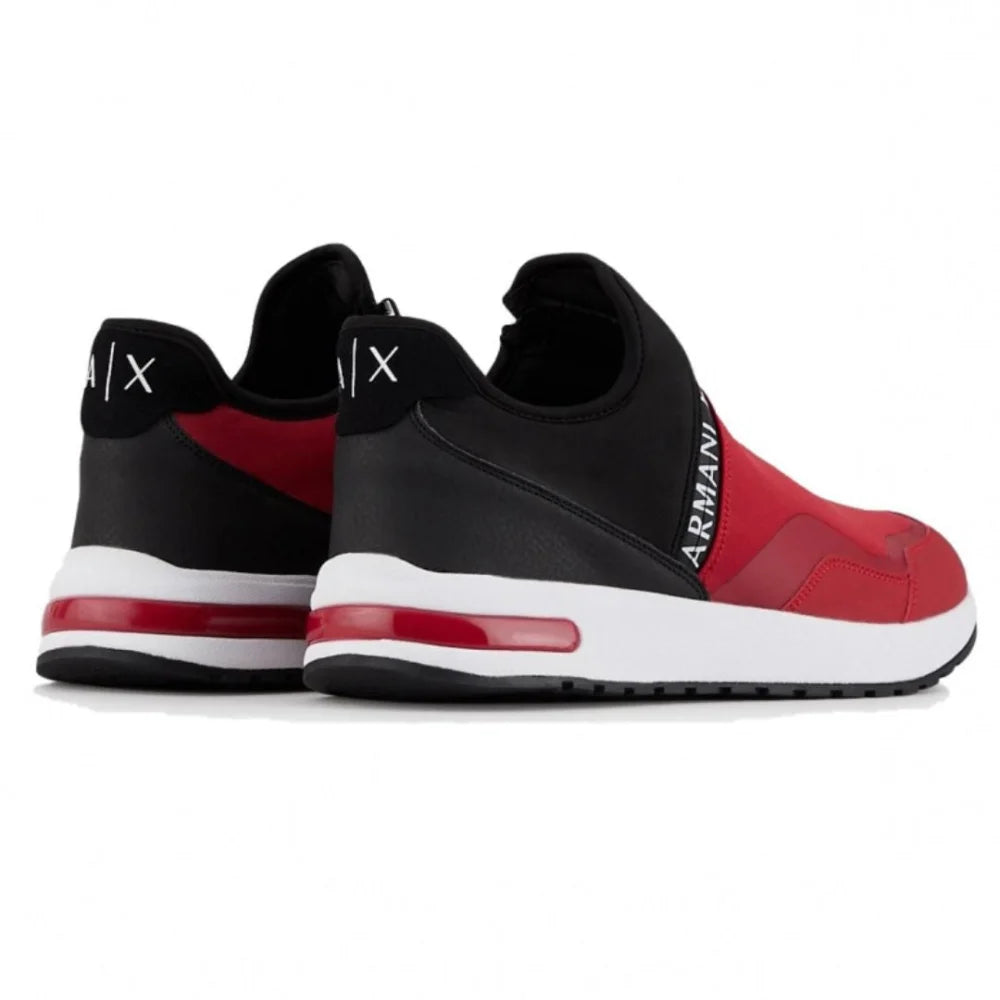 ARMANI EXCHANGE XUZ017 Slip on Sneakers - RED - Shoes