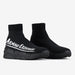 ARMANI EXCHANGE XUZ023 Stretch Fabric Knitted Sock Sneakers - BLK - Black / 43 - Shoes
