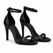 Auralia Designs Heels Sandals Women DS02 -BLK - Black / 38