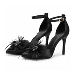 Auralia Designs Heels Sandals Women DS04 - BLK - Black / 38