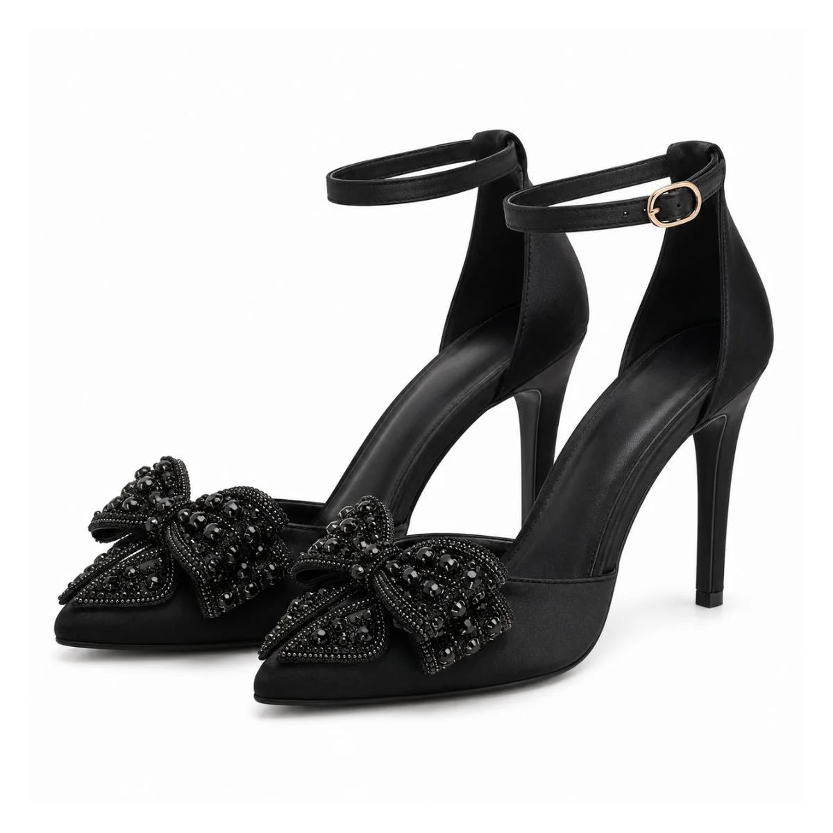 Auralia Designs Heels Sandals Women DS05 - BLK - Black / 38