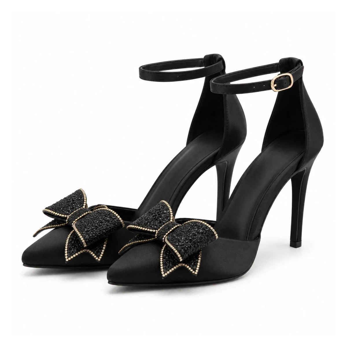 Auralia Designs Heels Sandals Women DS05 - BLK - Black / 38