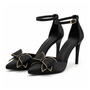 Auralia Designs Heels Sandals Women DS05 - BLK - Black / 38