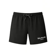BALMAIN Logo Swim Shorts Men - BLK - Black / M