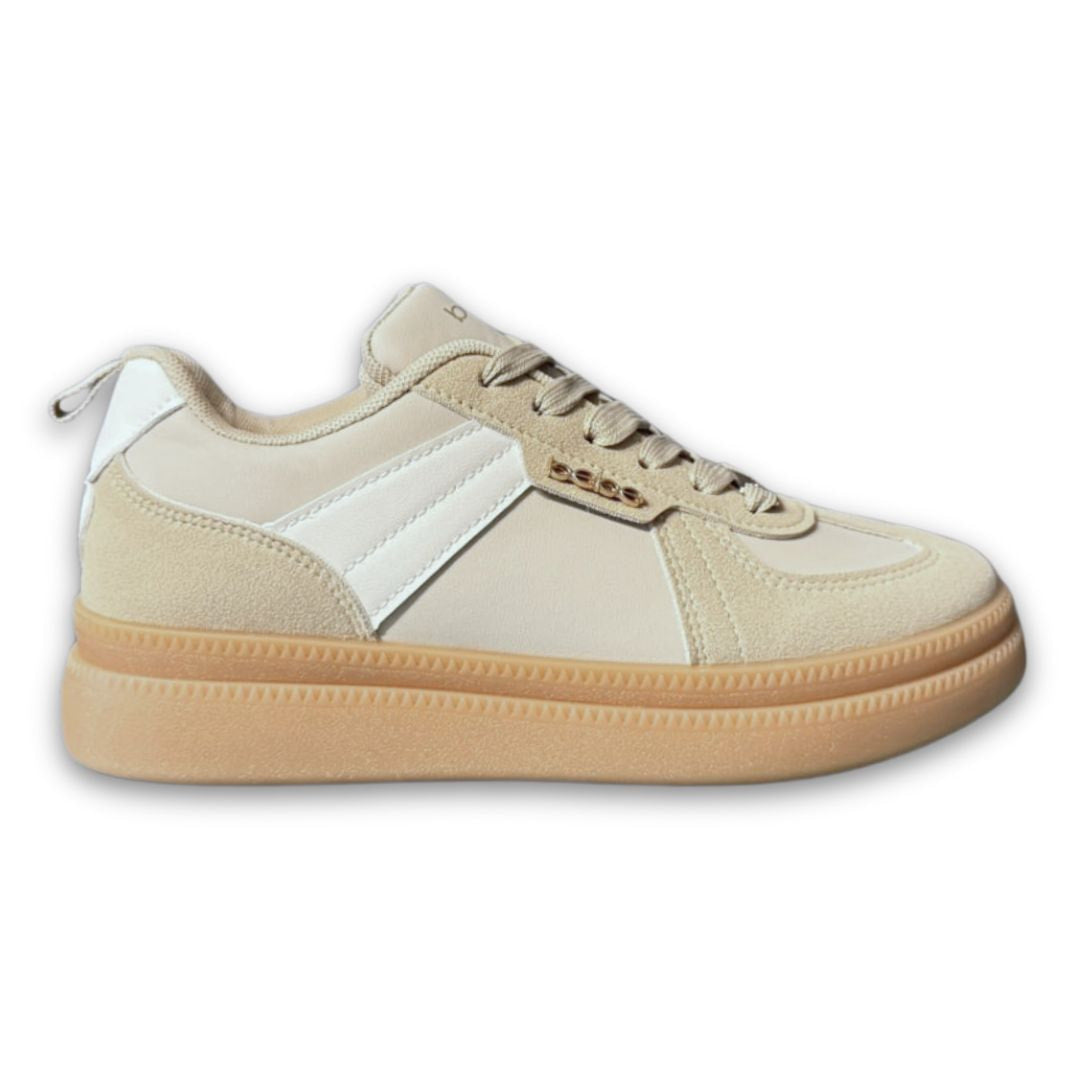 Bebe Logo Sneakers Women BBSNW0121-BEG