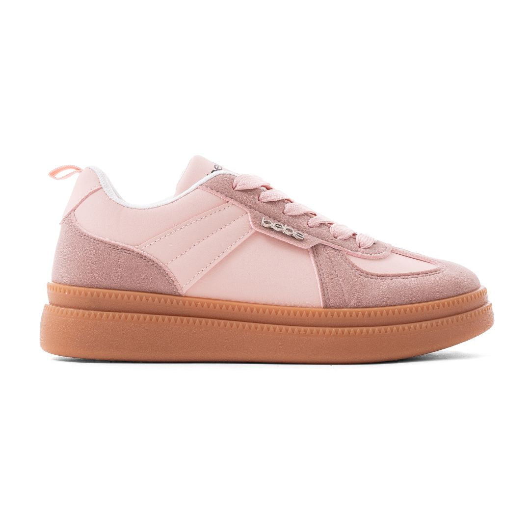 Bebe Logo Sneakers Women BBSNW0122-PNK - Pink / M / 37