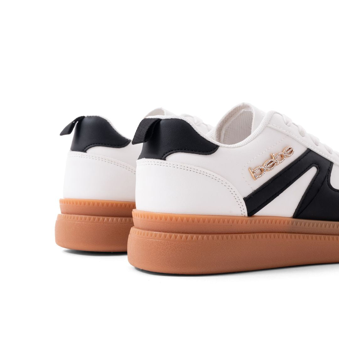 Bebe Logo Sneakers Women BBSNW0125-WHTBLK