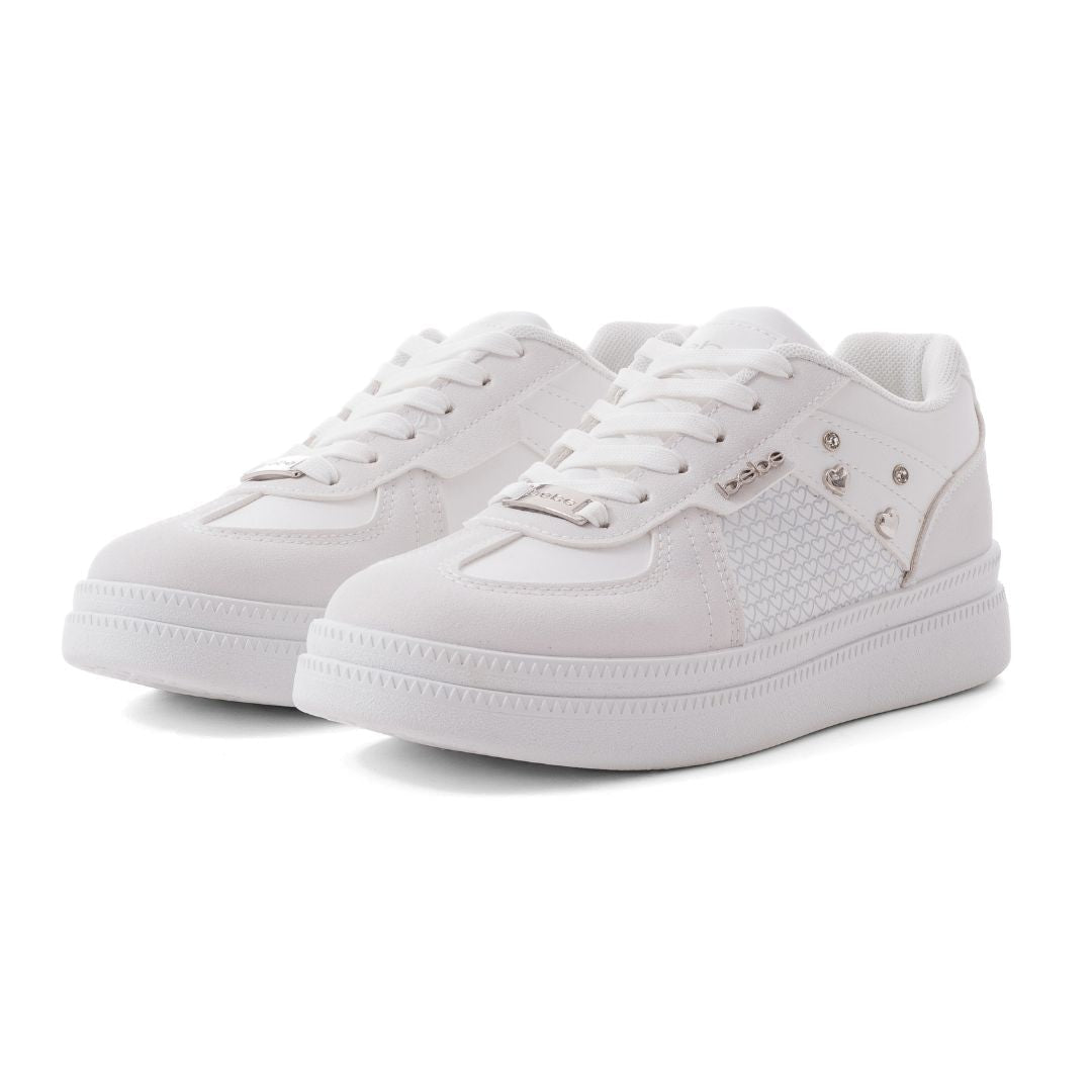 Bebe Logo Sneakers Women BBSNW0205-WHT