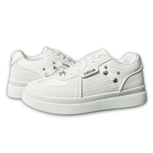 Bebe Logo Sneakers Women BBSNW0205-WHT - White / M / 36