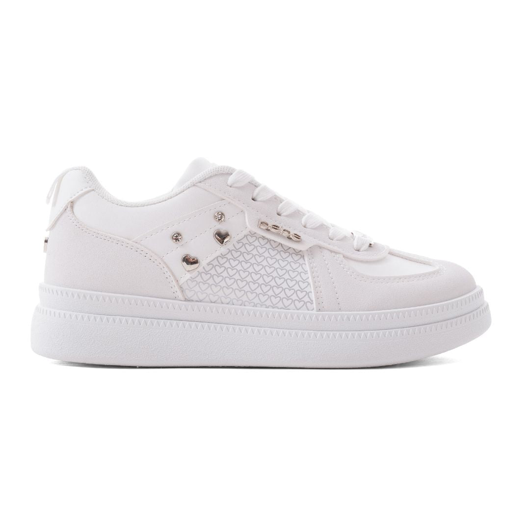 Bebe Logo Sneakers Women BBSNW0205-WHT - White / M / 37