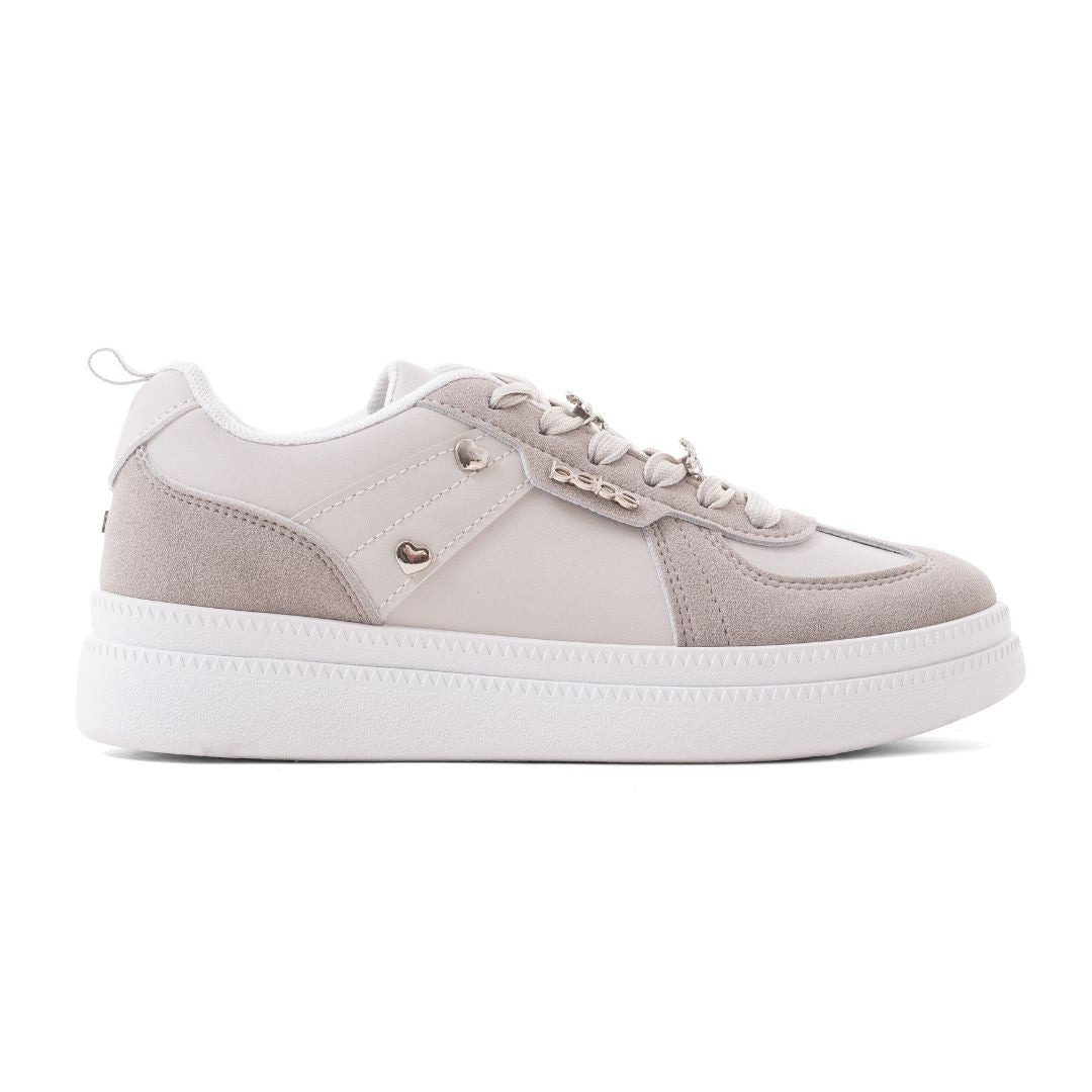 Bebe Logo Sneakers Women BBSNW0206-TUP - Taupe / M / 37