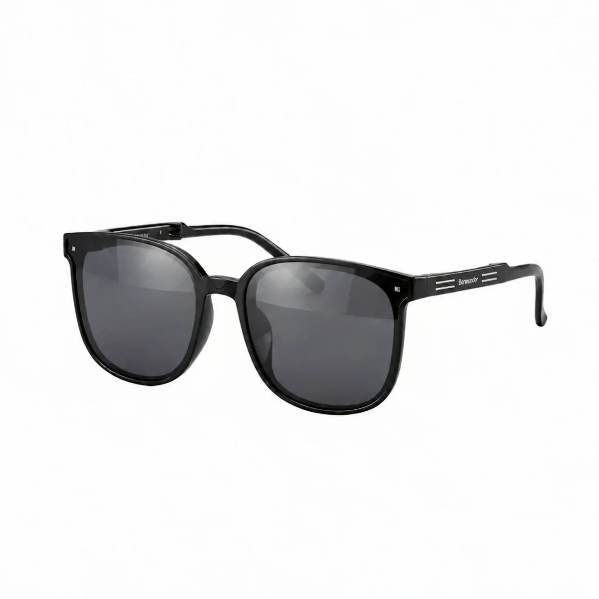 BENEUNDER Mini Folding Sunglasses Women -BLK - Black